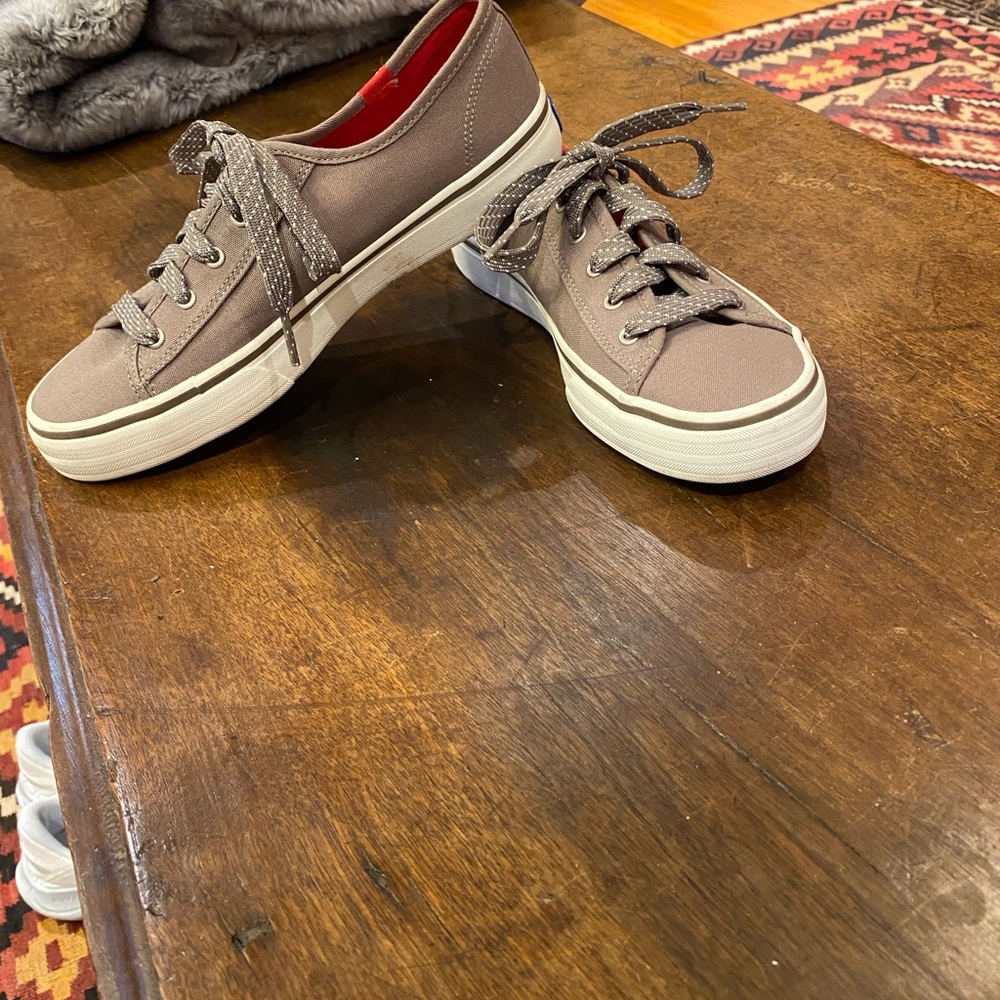Women's Brown Canvas KEDS Sneakers